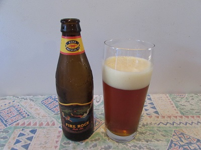 Fire Rock Pale Ale Bottle and Glass