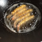 Frying Shrimp