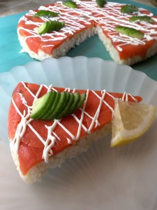 Sushi Cake ready to eat