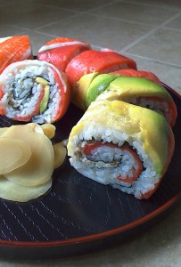 Rainbow Sushi Roll