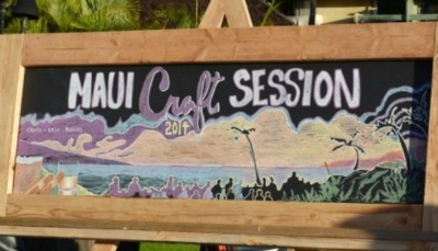 Maui Craft Session sign